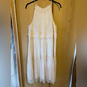 Size 16 - Calvin Klein - Soft Pink Midi Formal Dress